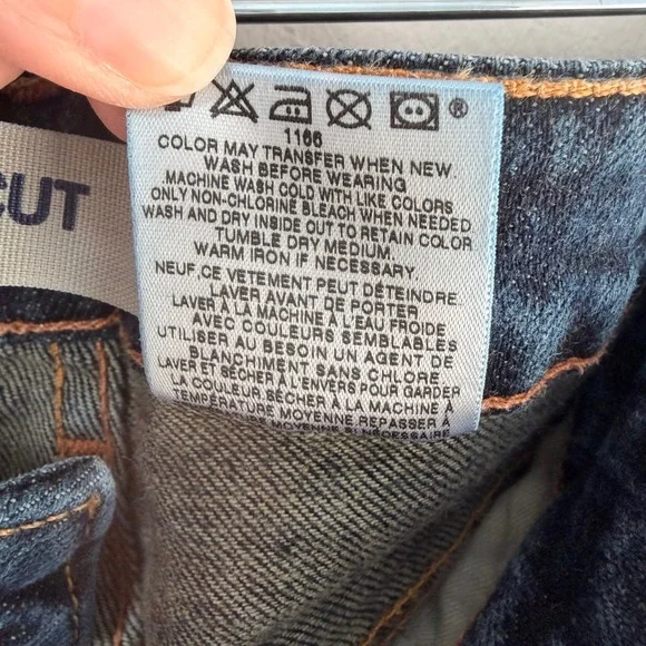 Gap Bootcut Stretch Dark Wash Denim Blue Jeans Size 12/34 TALL 33" Inseam Casual - Picture 11 of 13